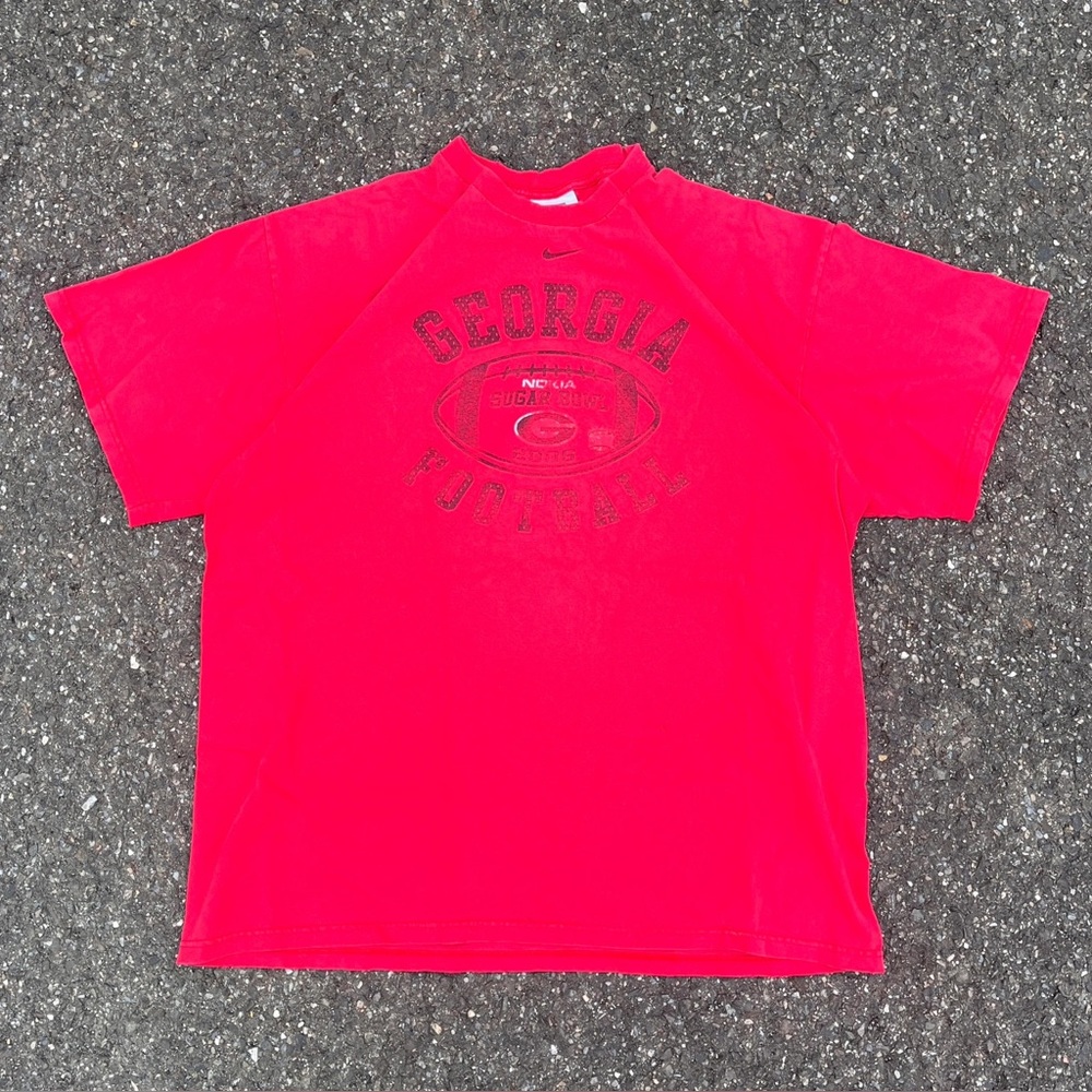 2006 Team Nike Georgia Sugar Bowl Football Graphic T Shirt